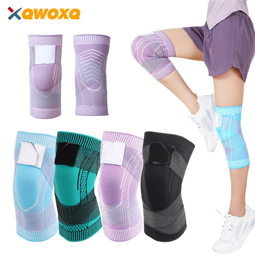 1 rodillera de compresión deportiva con funda protectora y elástica