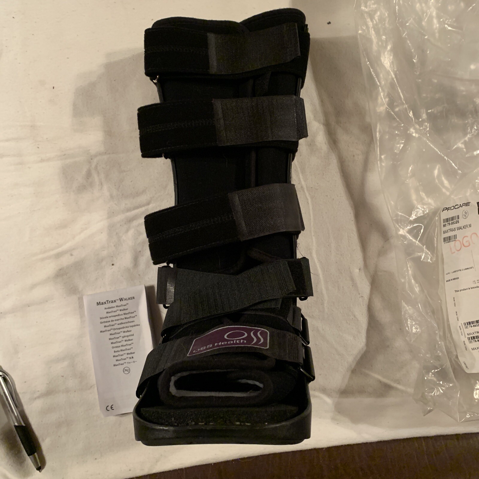 ProCare Maxtrax Walker,M 79-95325 Medium Black NEW