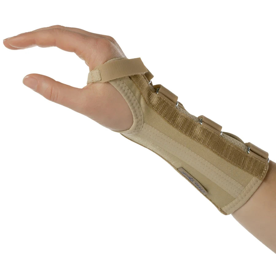 Ottobock 4024 – Manu Rheuma Flex; Wrist Brace ~ Left Hand, Large, Beige