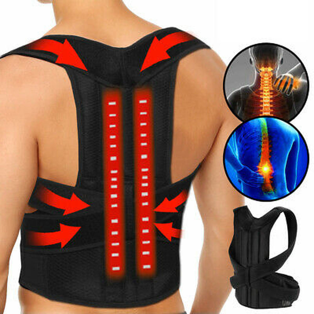 Orthopedic Posture Corset Back Support Brace Corrector Straightener Pain Relieve
