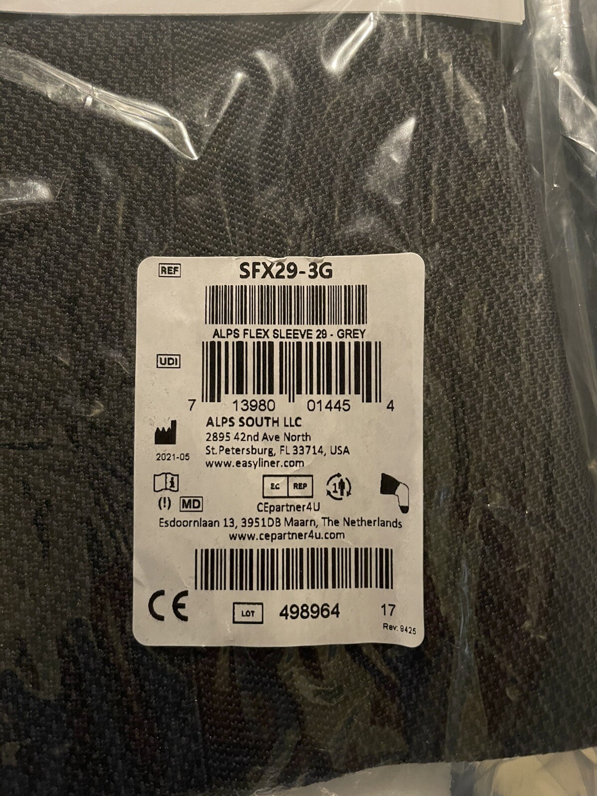 New Alps SFX29-3G – Flex Sleeve 29 – Grey – Fast Shipping, Trusted Seller!!!