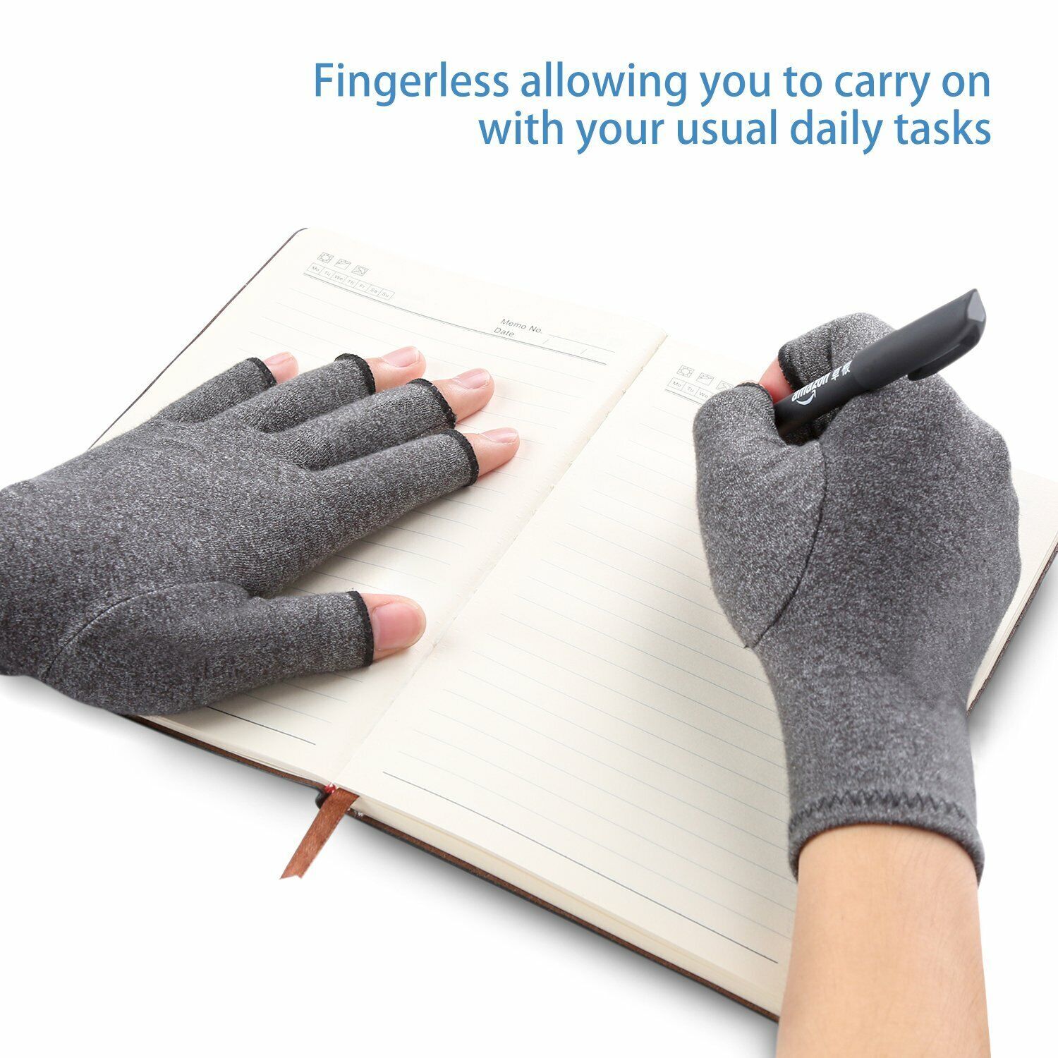 Medical Arthritis Gloves Compression Copper Pain Relief Hand Wrist Support Brace