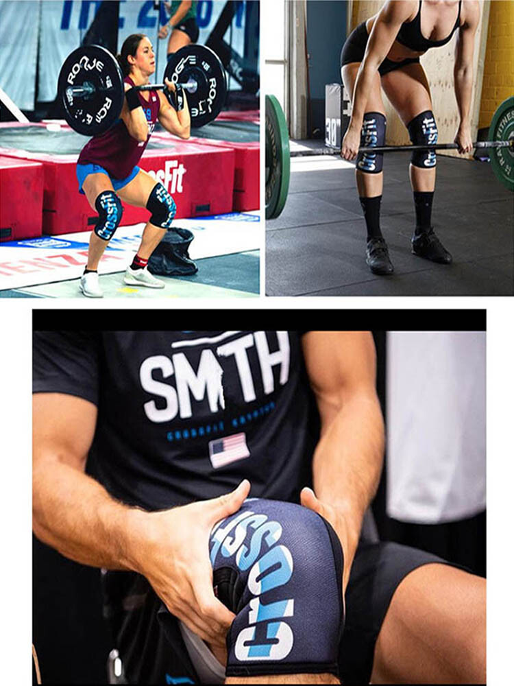 Women Men Teens 7mm Neoprene Sports Kneepads Compression Weightlifting