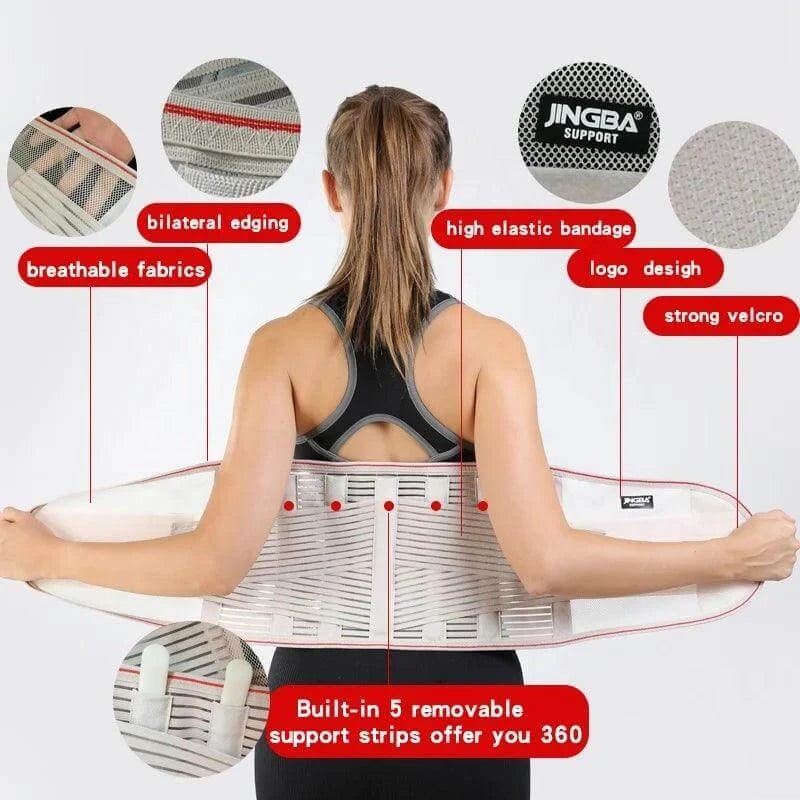 Superior Lower Back Brace Lumbar Support Adjustable Waist Trainer Unisex Body Sh