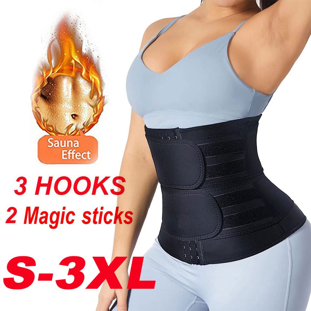 Men Waist Trimmer Belt Sweating Wrap Tummy Stomach Weight Loss Fat Burner Slim