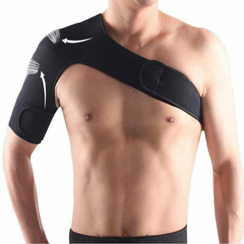 Shoulder Support Strap Adjustable Back Brace Neoprene Guard Wrap Belt Unisex