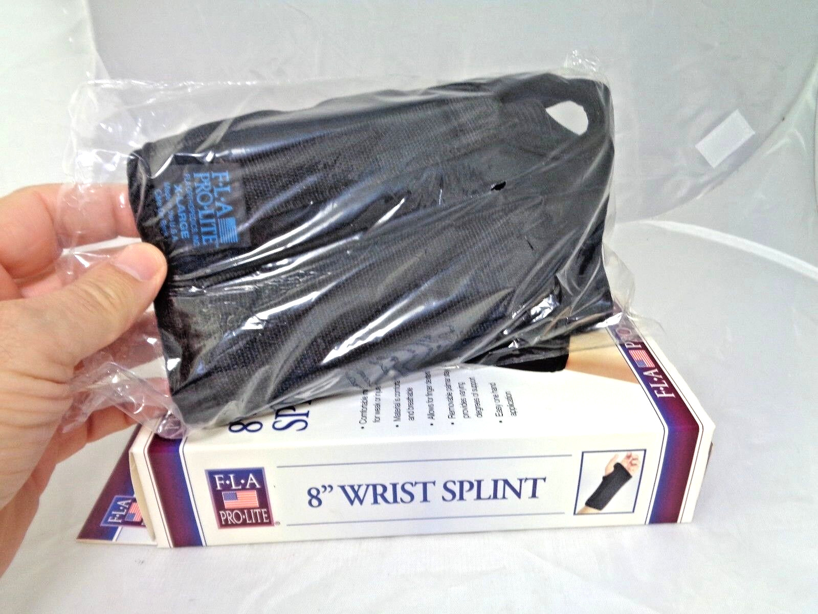 F-L-A PRO LITE 8″ LEFT WRIST SPLINT Size XL; Professional Grade