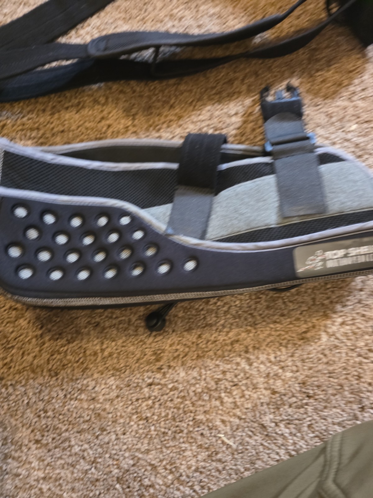 Top Shelf Orthopedics Stable Sling Shoulder Immobilizer Brace Black EUC Q65
