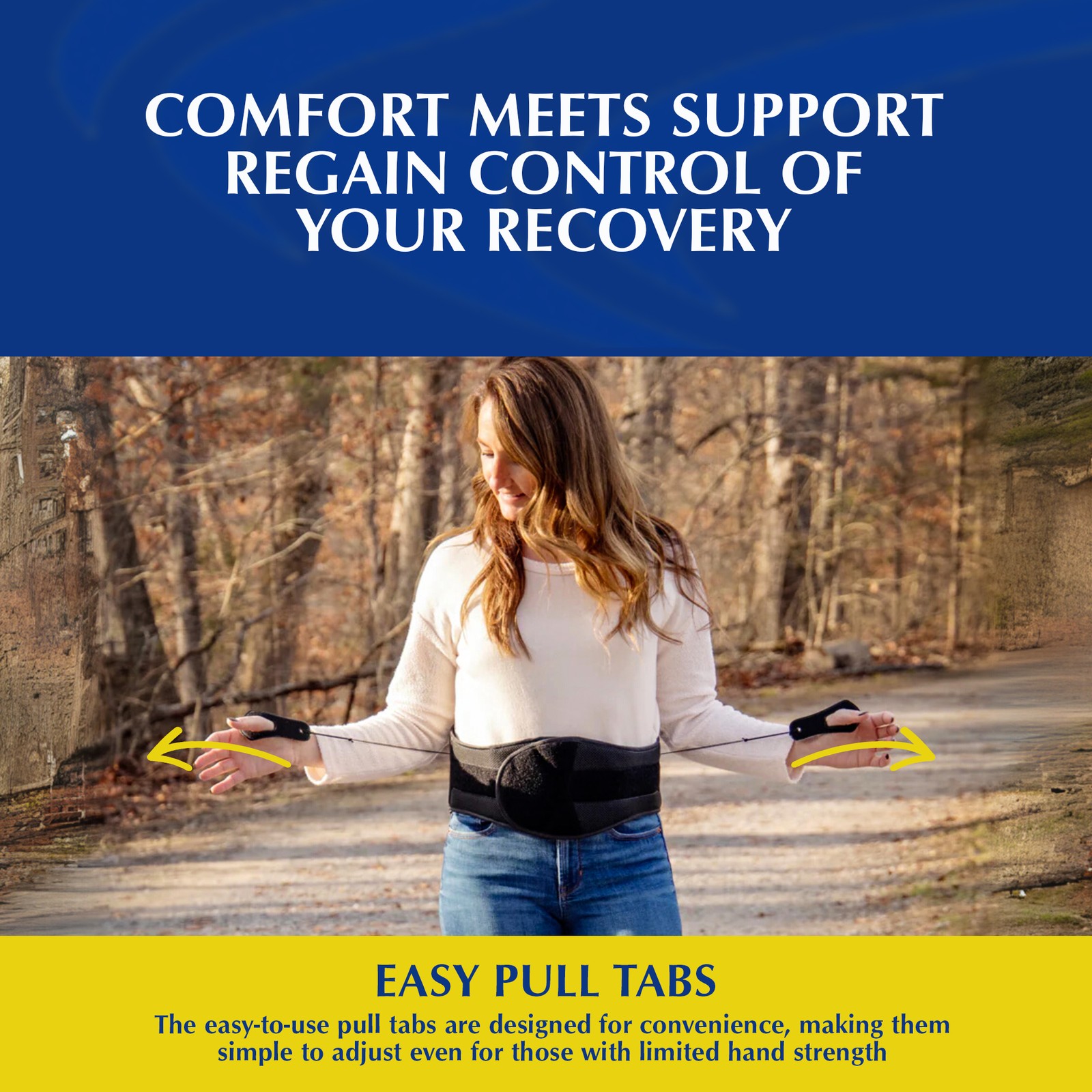 Adjustable Lumbar Lower Back Support Brace Sciatica Scoliosis