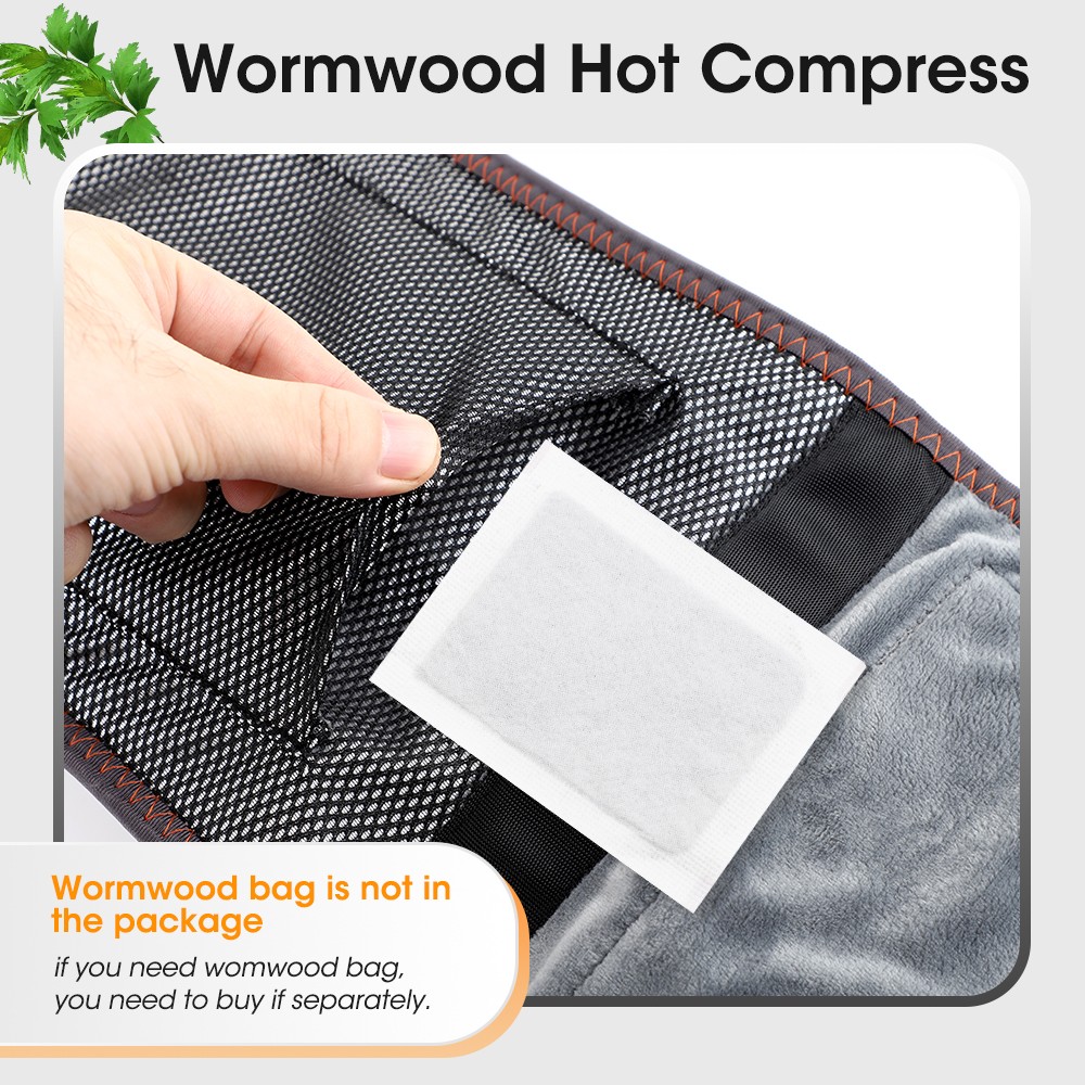 Cordless Heating Vibration Pad Electric Back Massager Waist Lumbar Support Belt