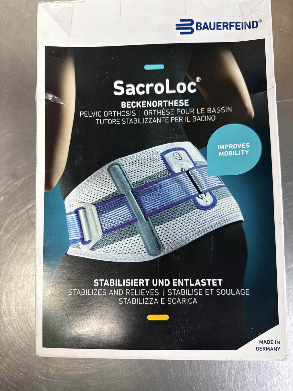 Bauerfeind SacroLoc Back Support Brace Pain Relief Stabilize & Relieve Pressure