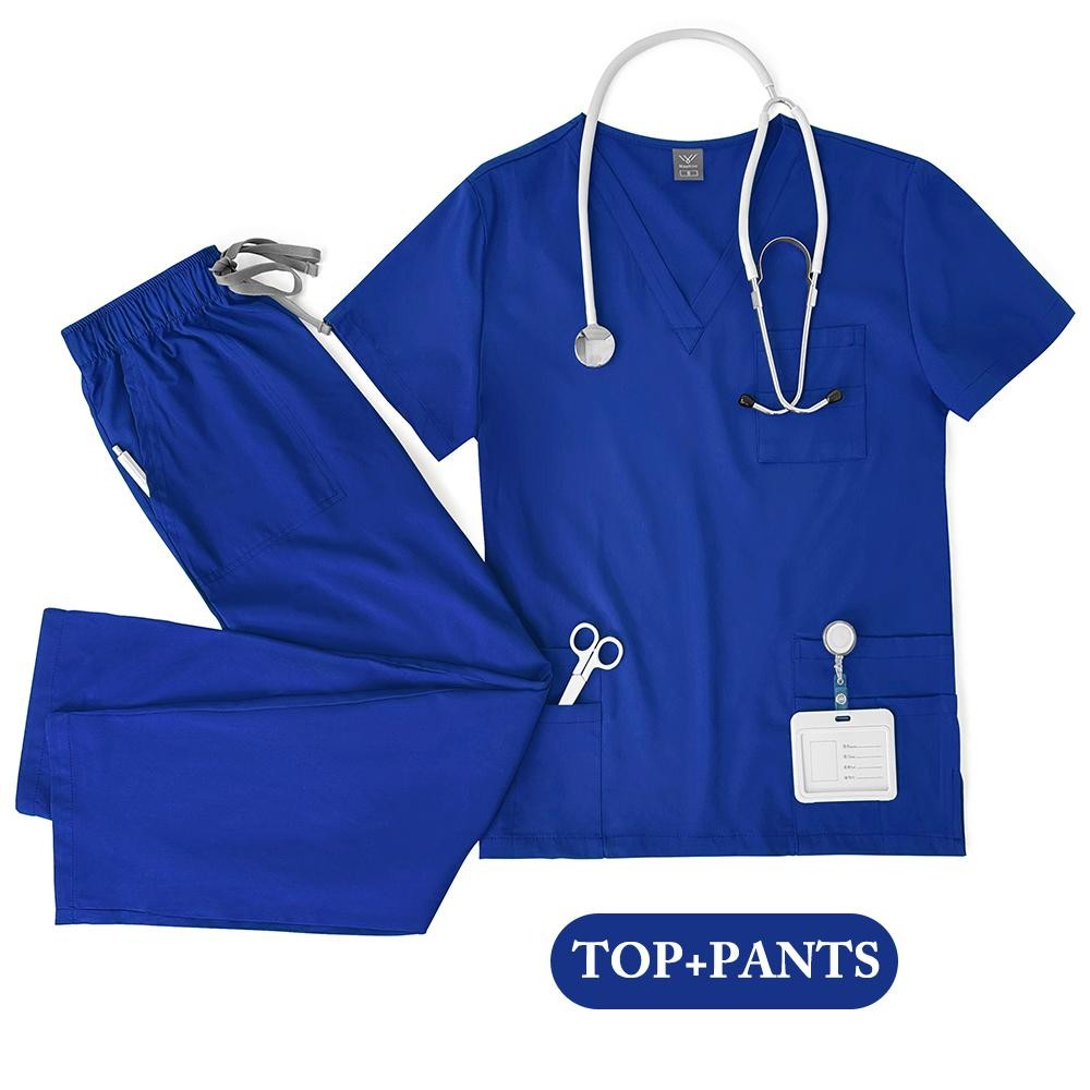 Unisex Medical Scrubs Set for Men & Women – Nurse, Doctor, Lab Wear