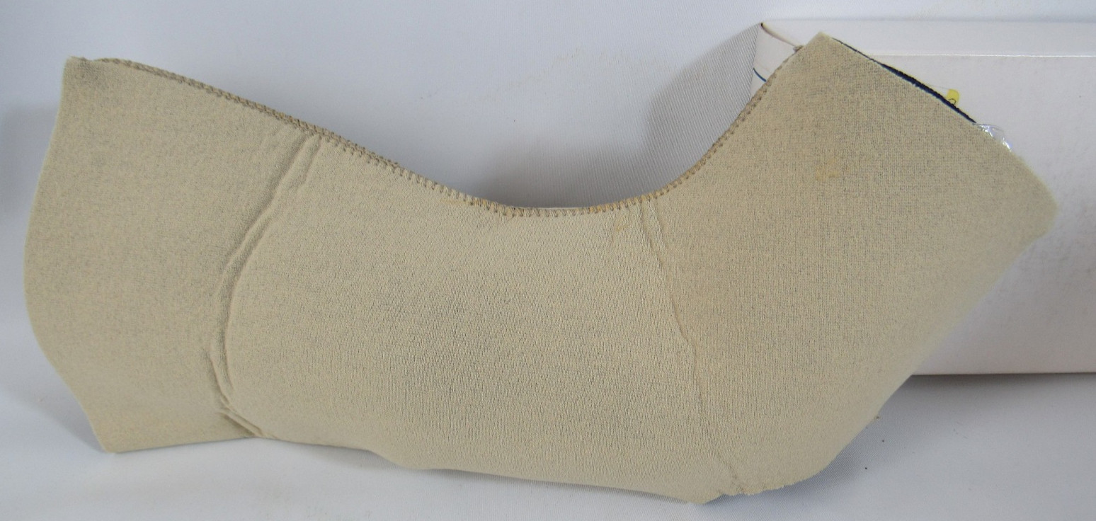 Jerome Orthopedic Products, Neoprene Zip Up Ankle Sleeve, Beige, Size Large