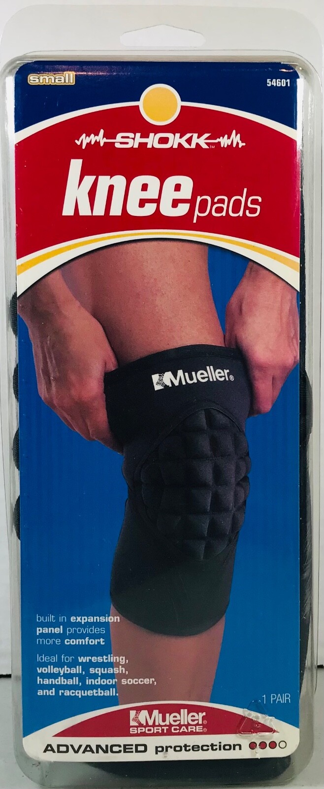 Mueller Sport Care SHOKK Knee Pads – Small – Advance Protection – One Pair