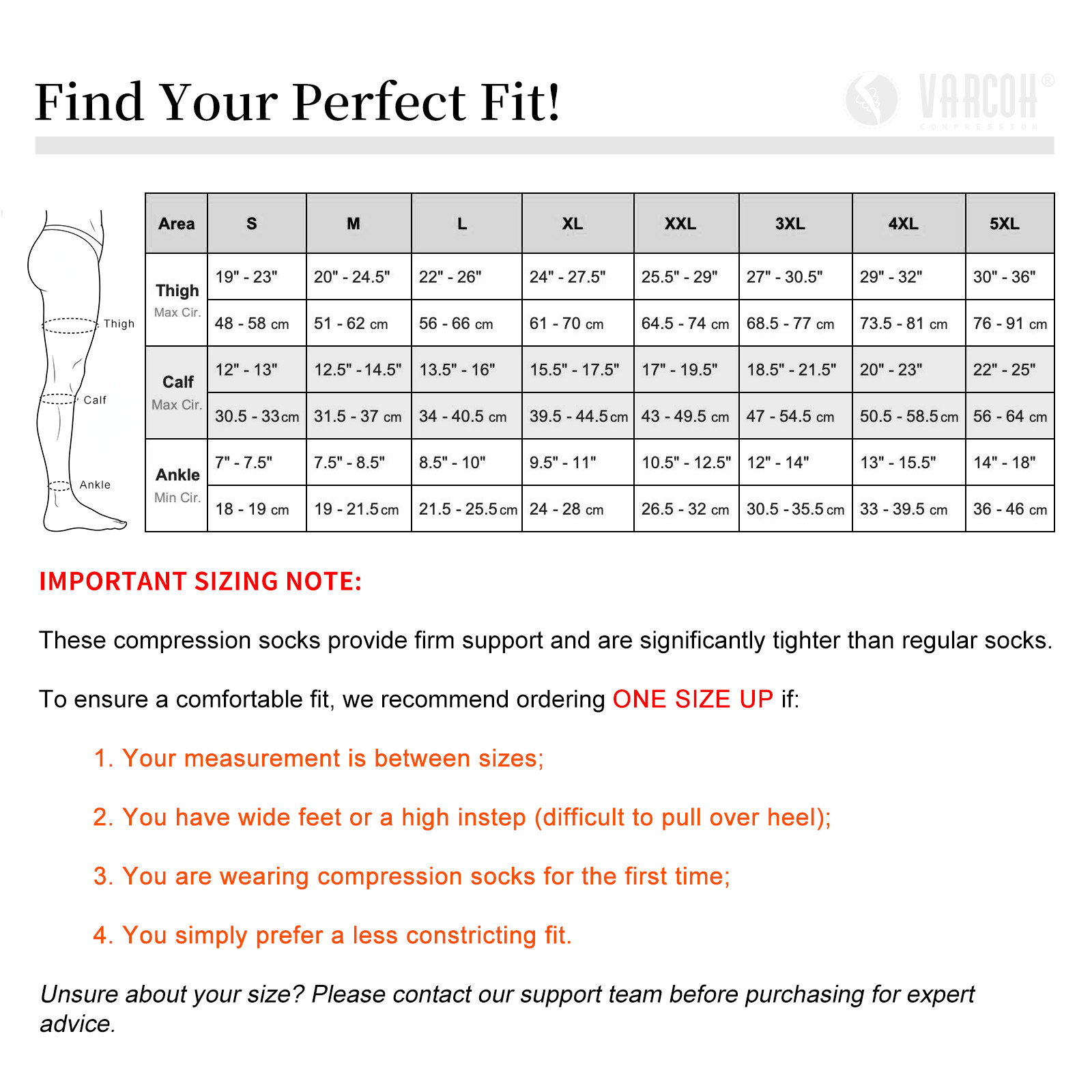 30-40 mmHg Compression Socks Support Stockings Best Women Men Leg Support Hose