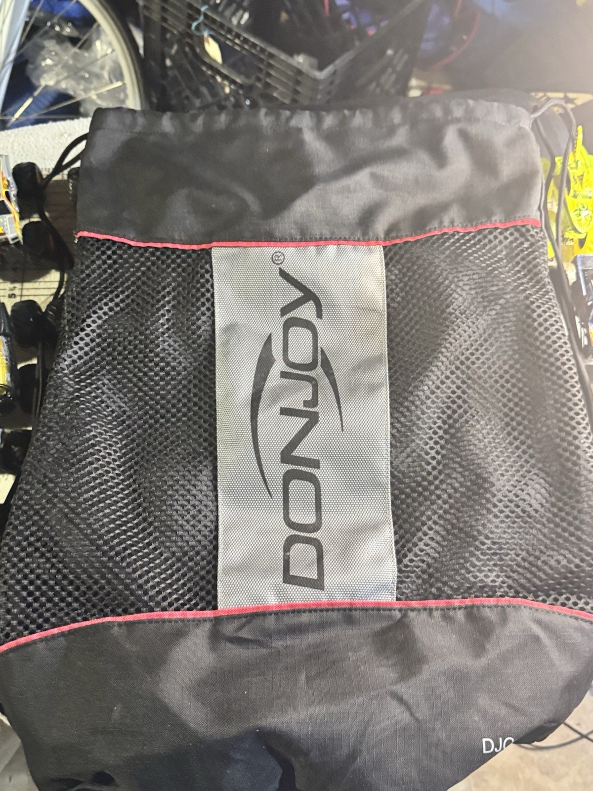 DonJoy Nylon Mesh Shoulder Drawstring Bag Storage Knee Brace Storage