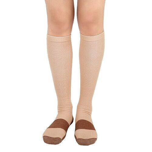 Best Graduated Compression Socks (1-3 Pairs) Black S-XXL 15-20mmHg Men’s Women’s