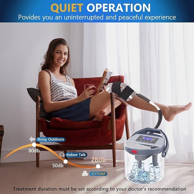 Cold Therapy Machine, Ice-Machine-For-Knee-After-Surgery, Knee Replacement Recov