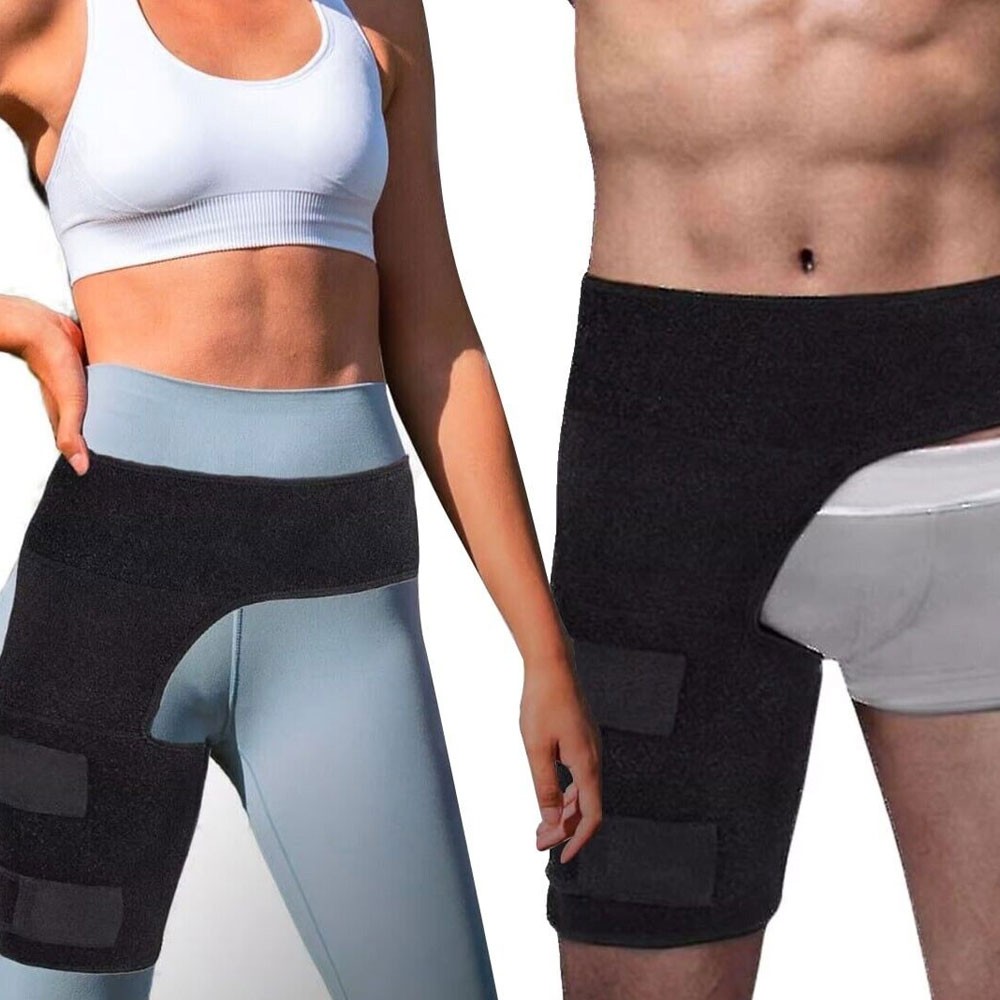 Hip Brace Compression Groin Support for Sciatica Pain Relief Recovery Men Women
