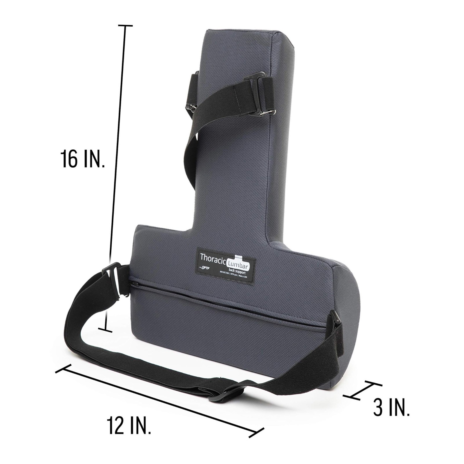 Full Back & Lumbar Support Cushion – Improve Sitting Posture, Car & Chair Comfor
