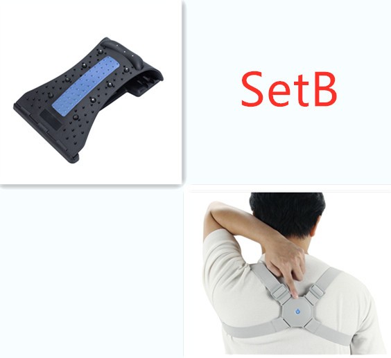 Smart Posture Corrector Bluetooth Vibration Sensor Back Brace Trainer Reminder