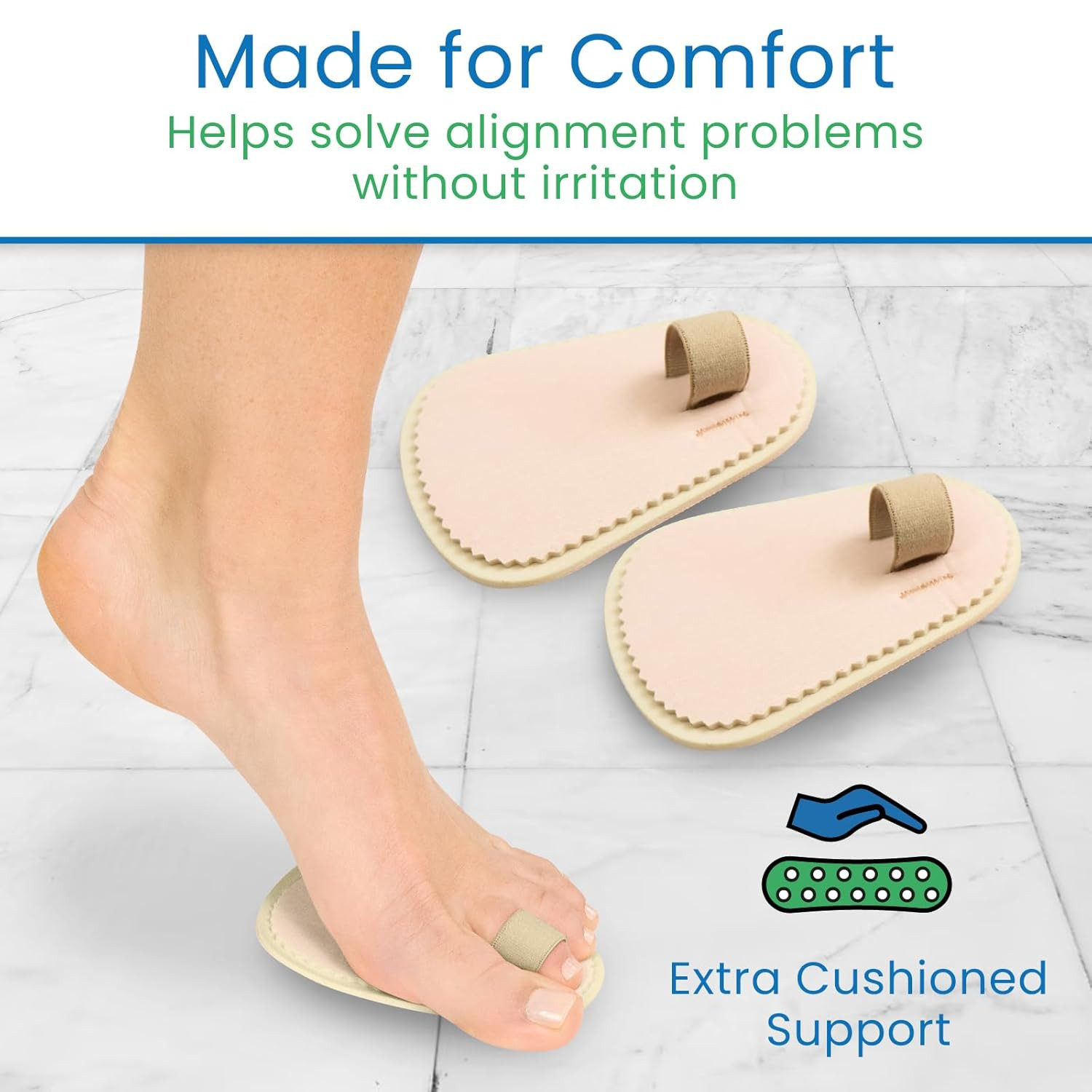 Budin Splint Toe Straightener (Pair) – Hammer Toe Corrector for Women, Men – Cro