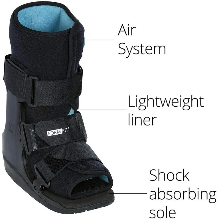 Ossur Formfit Walker Boot with Air – Medical Grade Immobilization for Strains,