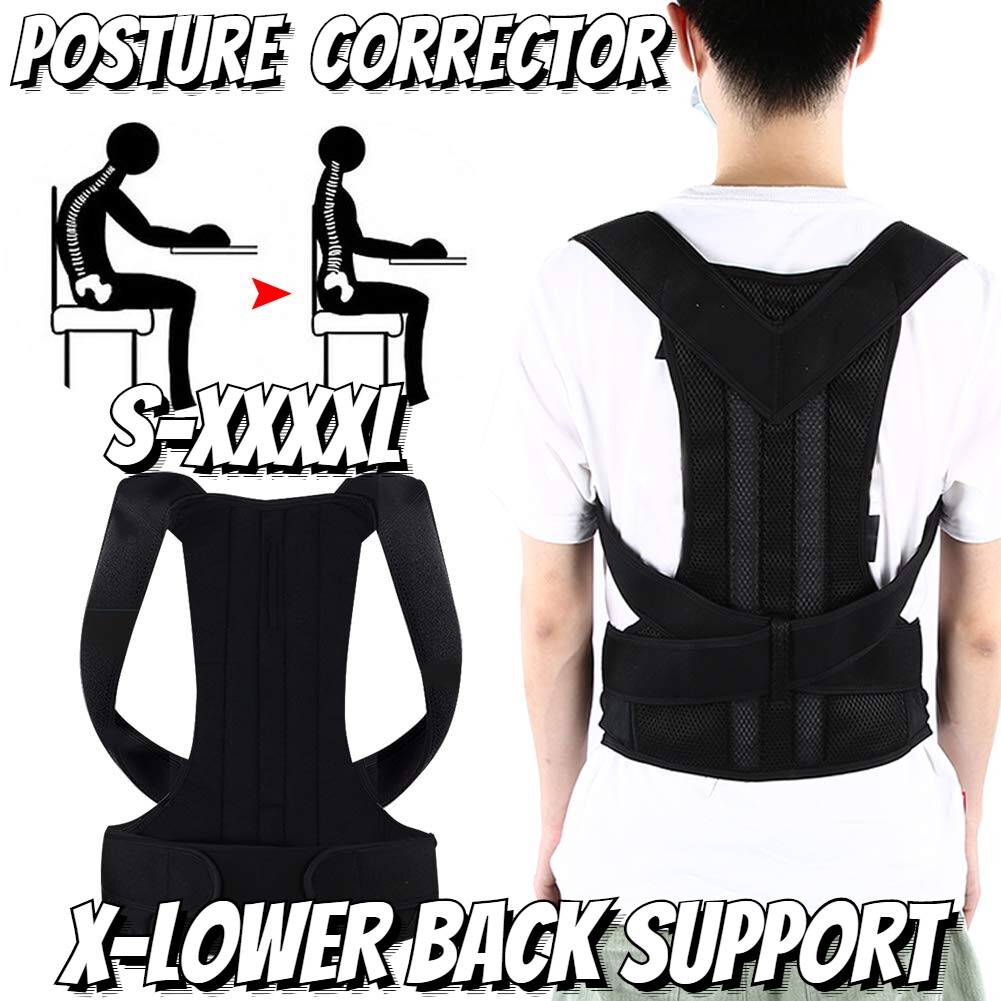 Back&Lumbar Support Brace-Improve Posture & Relieve Lower Thoracic, Spine Pain