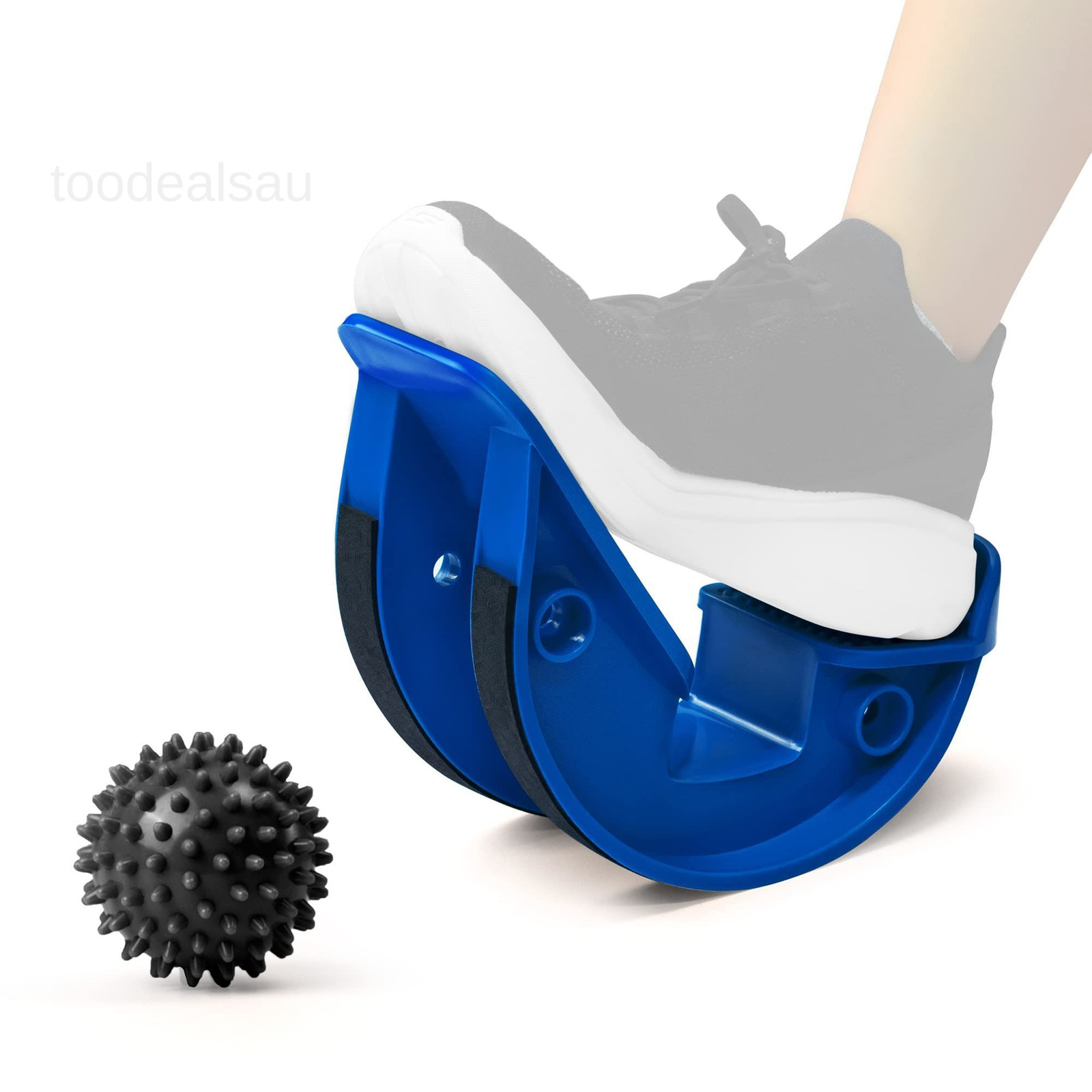 Foot Rocker with Spiky Ball, Calf Stretcher for 1. Blue Ball