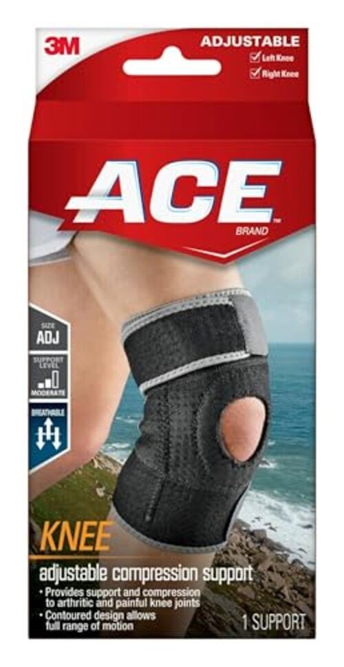Adjustable Knee Br, Provides Support & Compression to 1 Count (Pack of 1)