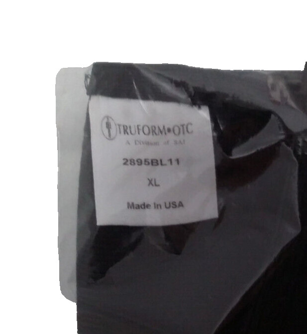 OTC LumboTek Lumbosacral Support with 11 Back Inserts, XL, Black, (2895-BL11-XL)