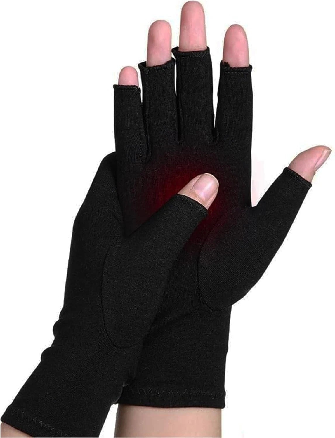 Arthritis Compression Gloves Relieve Muscle Pain Fingerless Gloves for Women Men