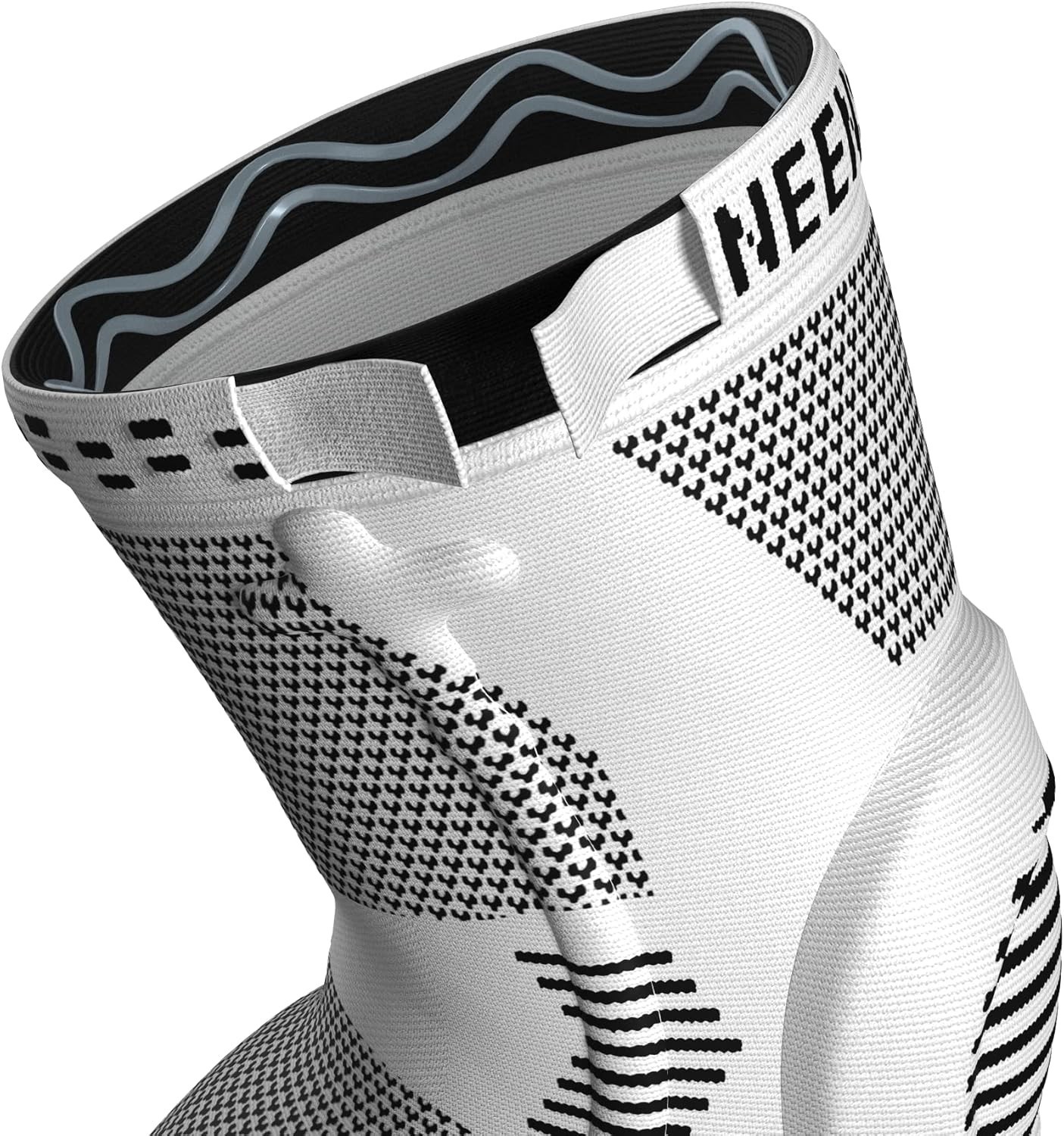 Elite Compression Knee Brace with Patella Gel Pad & Stabilizers for Pain Relief