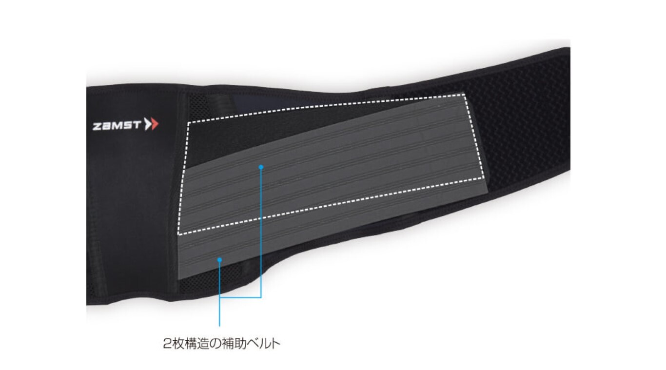 ZAMST ZW-7 Waist supporters Hard Support Fixing Force Oriented Type 5Sizes FedEx