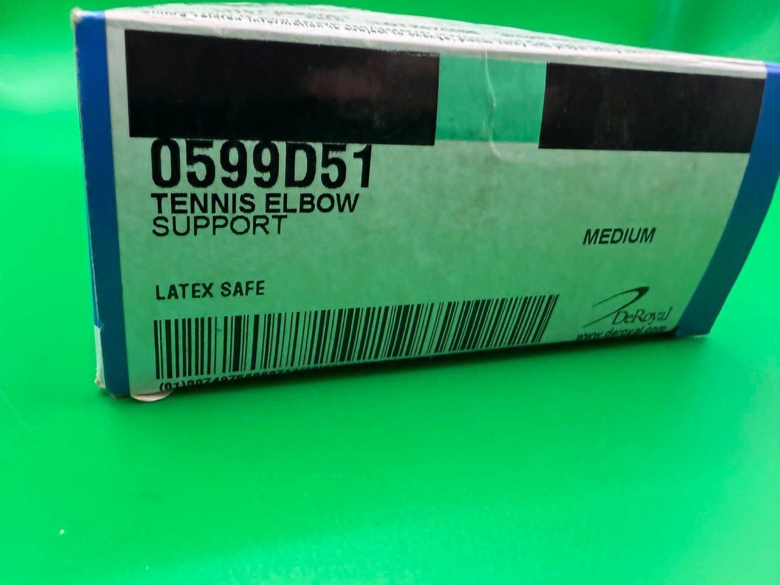DeRoyal Tennis Elbow Support, Universal, One Strap, Adjustable Medium 0599D51