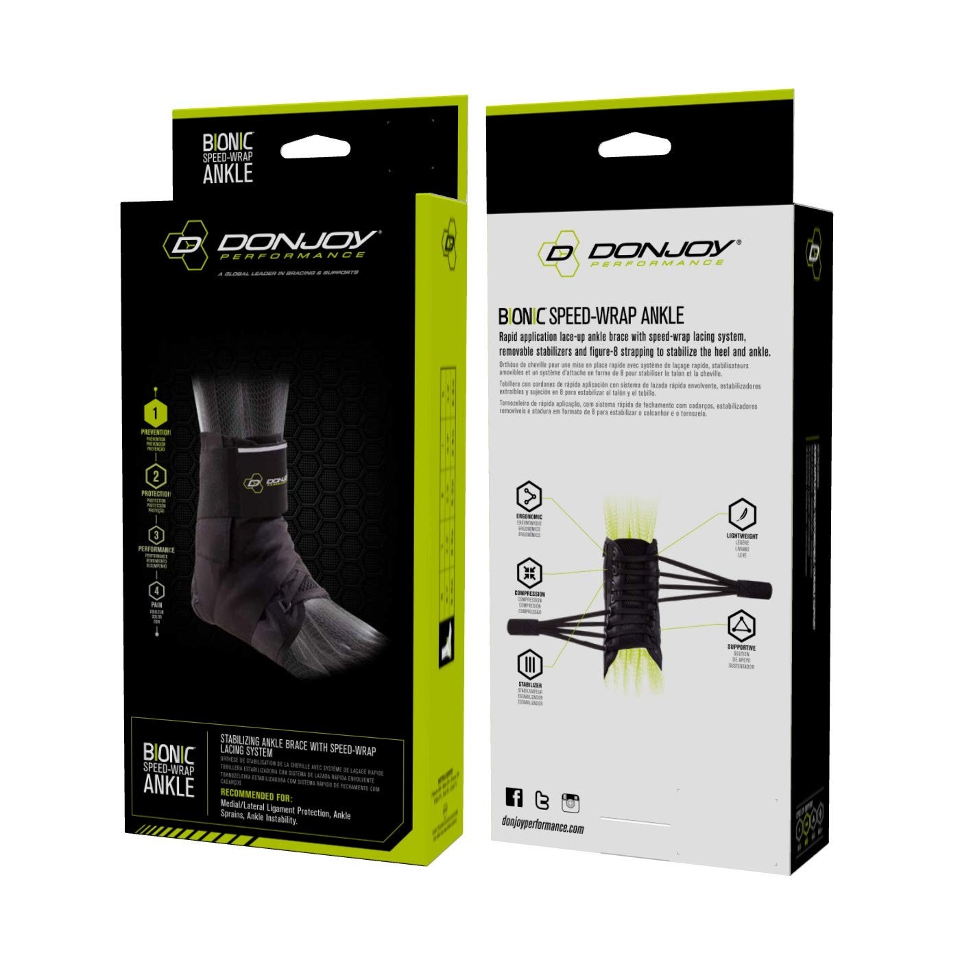 Bionic Speed Wrap Ankle – Large