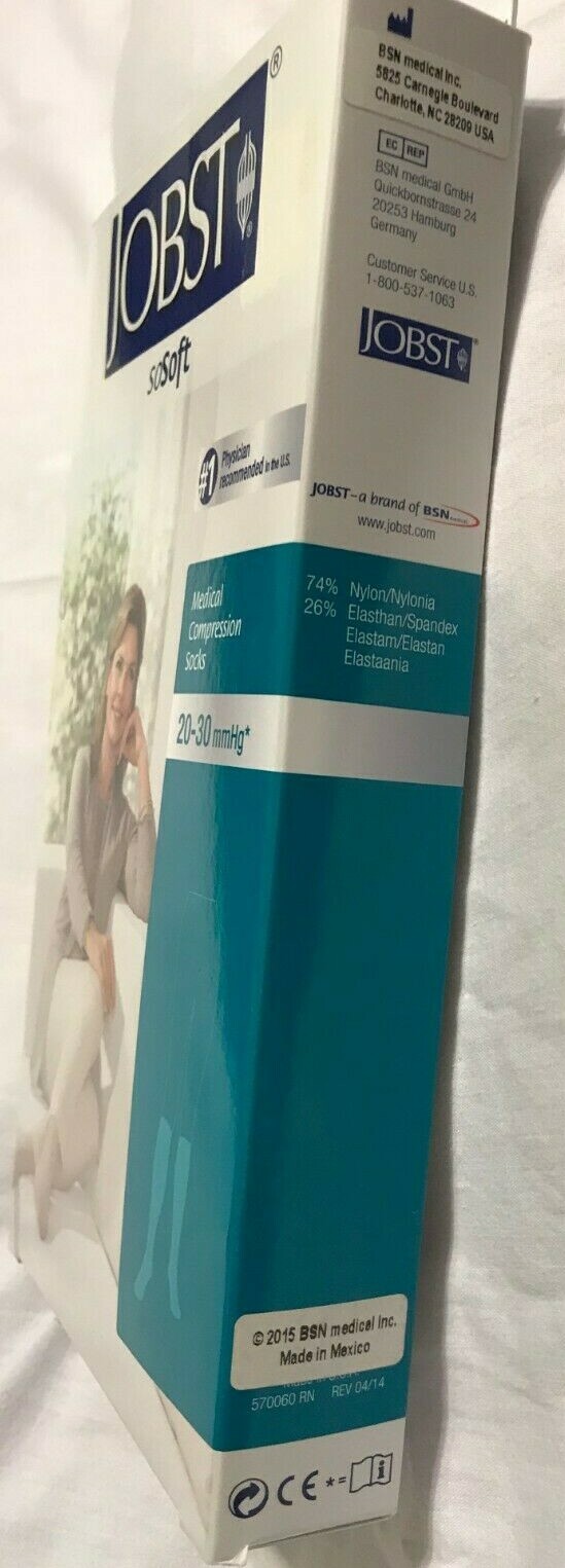 Jobst SoSoft Women’s Knee CT 20-30 mmHg Size L Medical Compression Socks