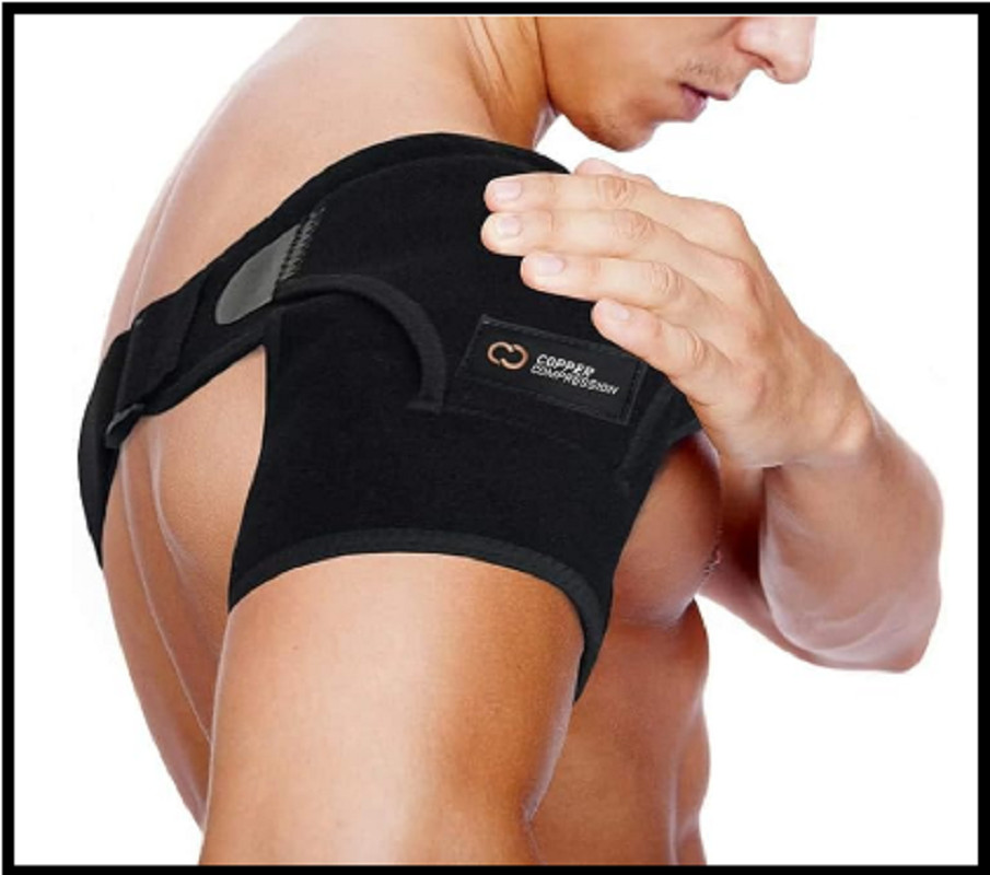 Copper Compression Recovery Shoulder Brace – Highest Copper Content Shoulder Fit