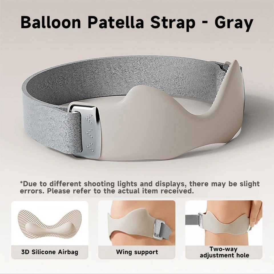 Adjustable Knee Strap Brace Patella Support Silicone Pad Sports Running Gym