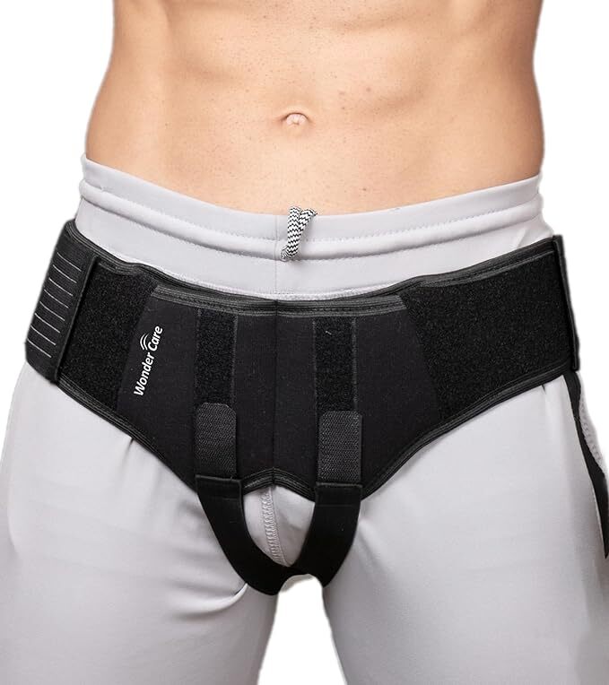 Ziplocare Inguinal Hernia Support Belt Groin Truss Brace Post Surgery Hernia