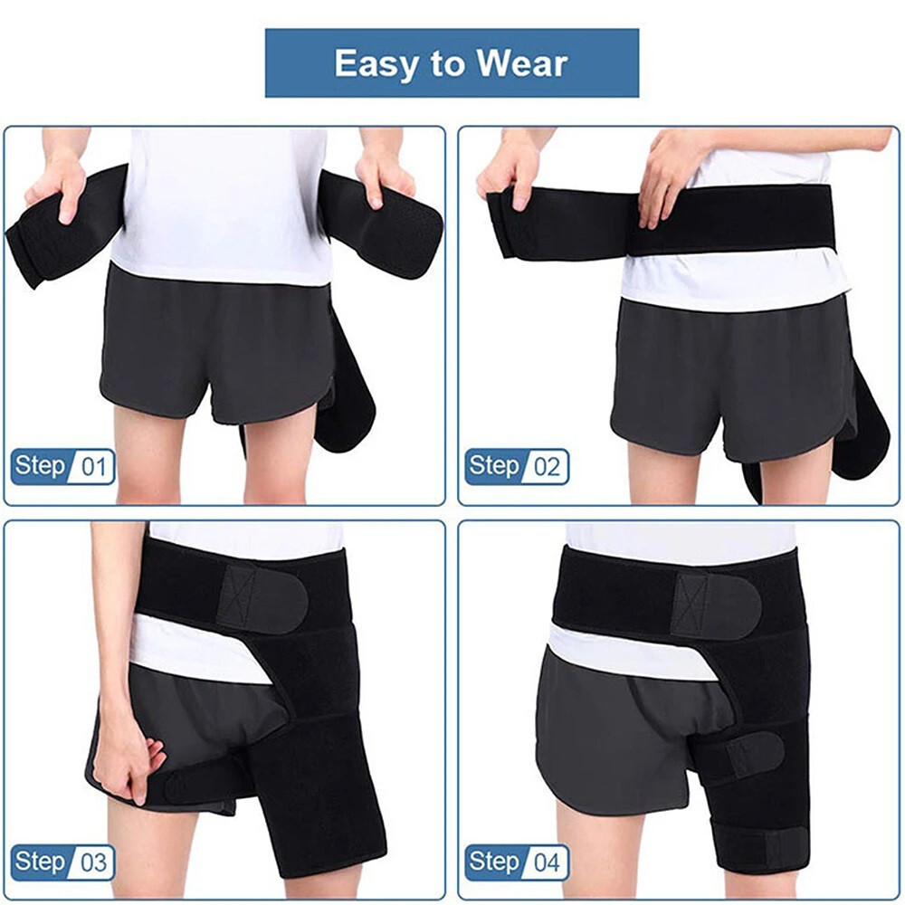 KwalityDEALZ Fit Comfort Ortho Wrap Hip Brace Ergonomic Design For Maximum Mobil