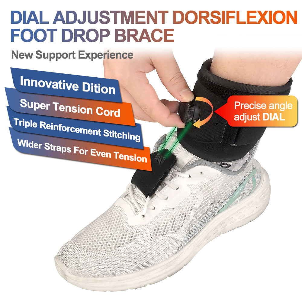Drop Foot Support AFO AFOs Ankle Brace Elevator Poliomyelitis Hemiplegia Stroke
