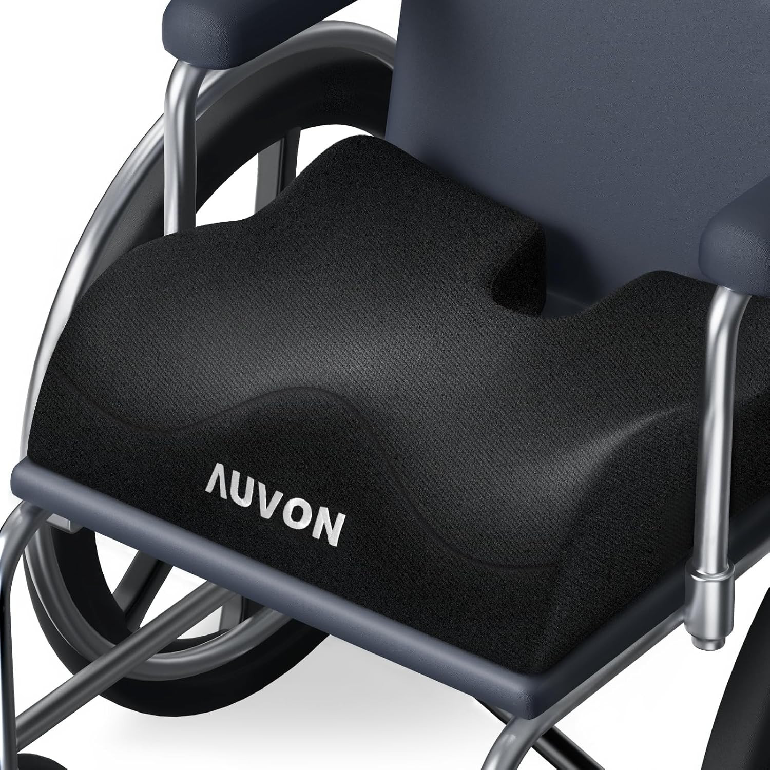 Anti-Slip Wheelchair Cushions with Front High Rear Low & Hump Design, Ergonomic