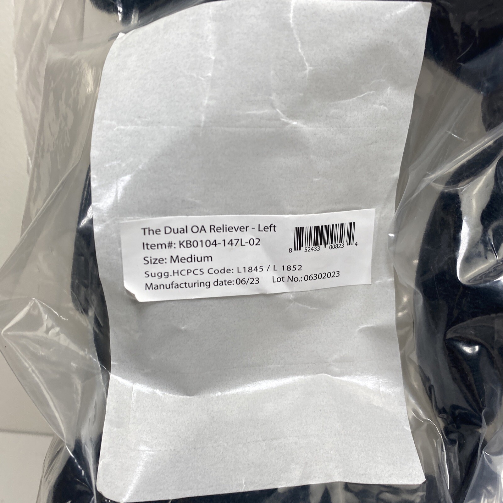 Knee Brace Medium Right Left Dr Medical The DUAL OA Reliever KB0104-147R-02 New