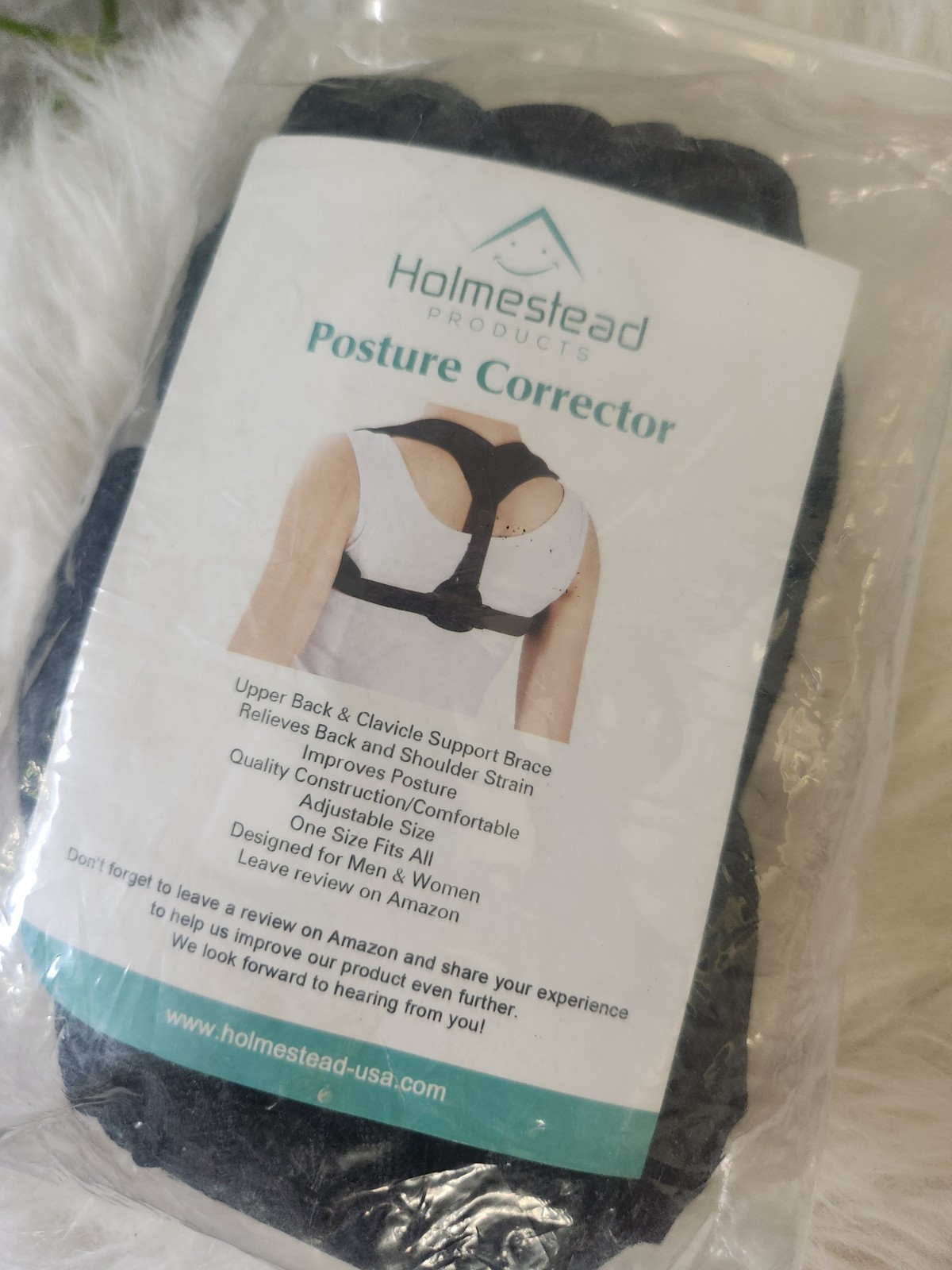 Posture corrector, one size fits all, adjustable, unisex