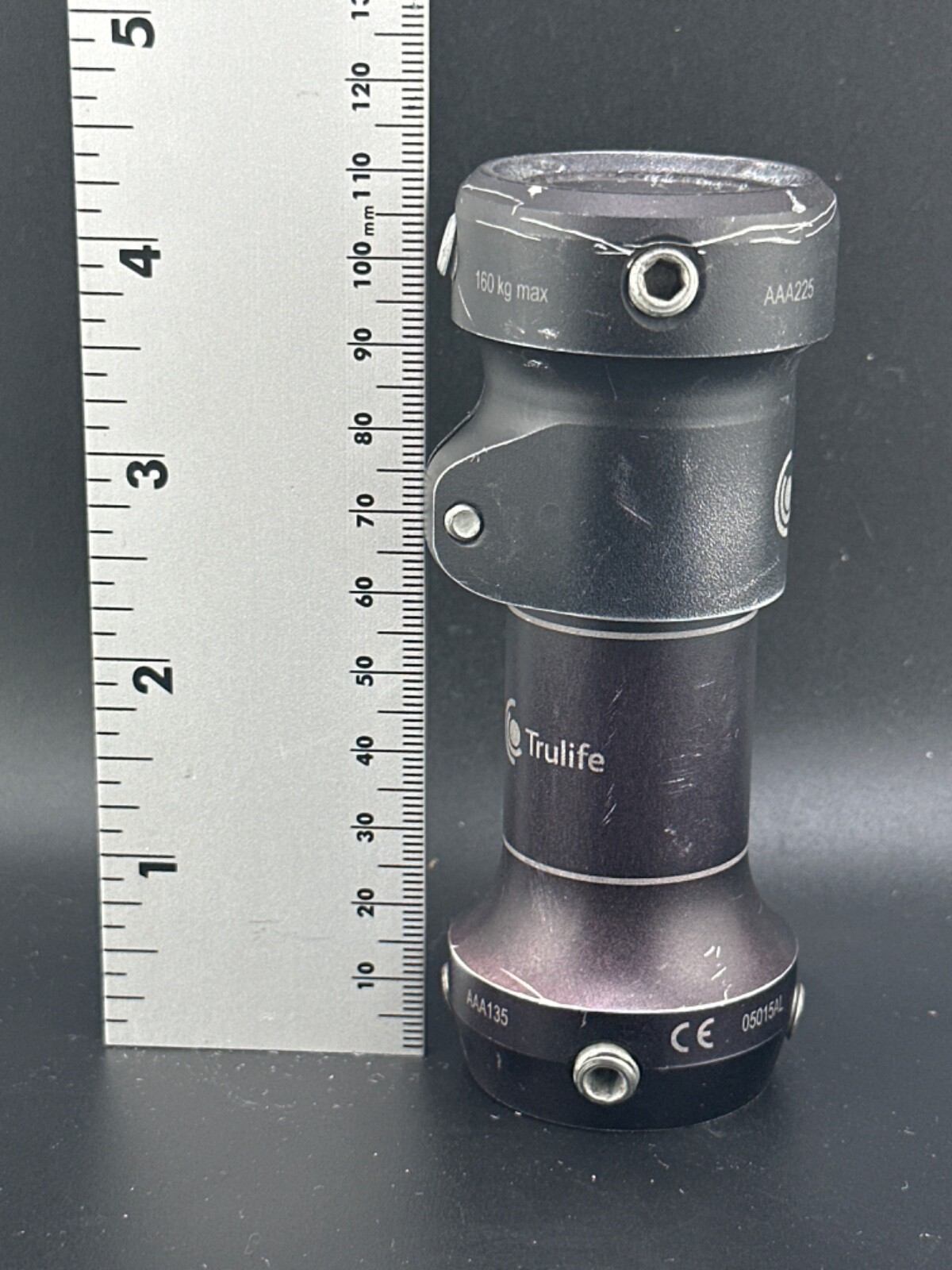 Prosthetic pylon components adapters. 30mm diameter parts. Trulife