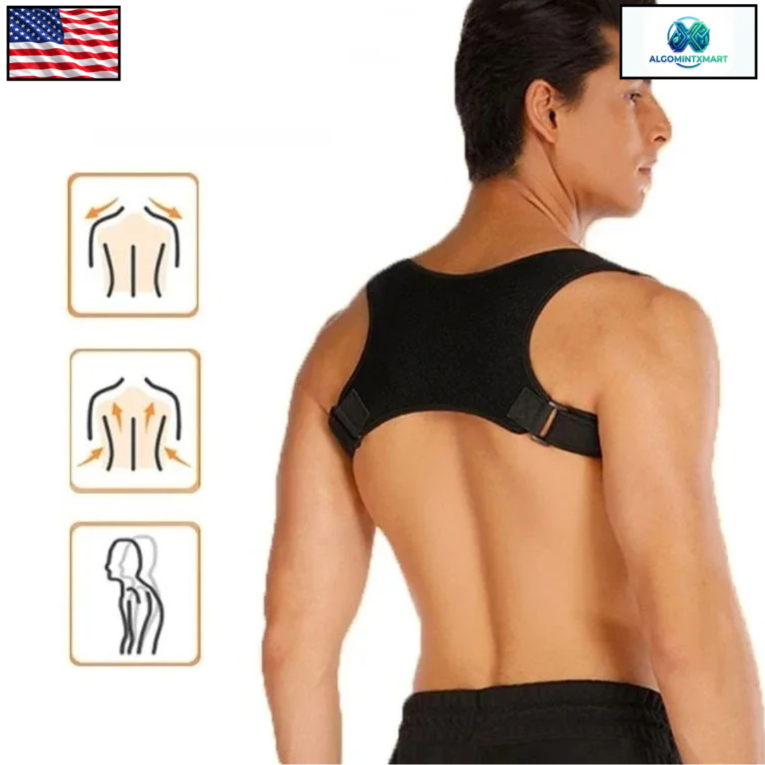 Adjustable Posture Corrector Back Shoulder Support Correct Brace Belt Men Women