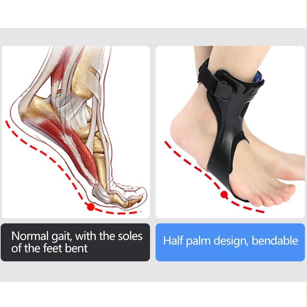 Drop Foot Ankle Brace Orthosis AFO With Inflatable Airbag Improved Gait