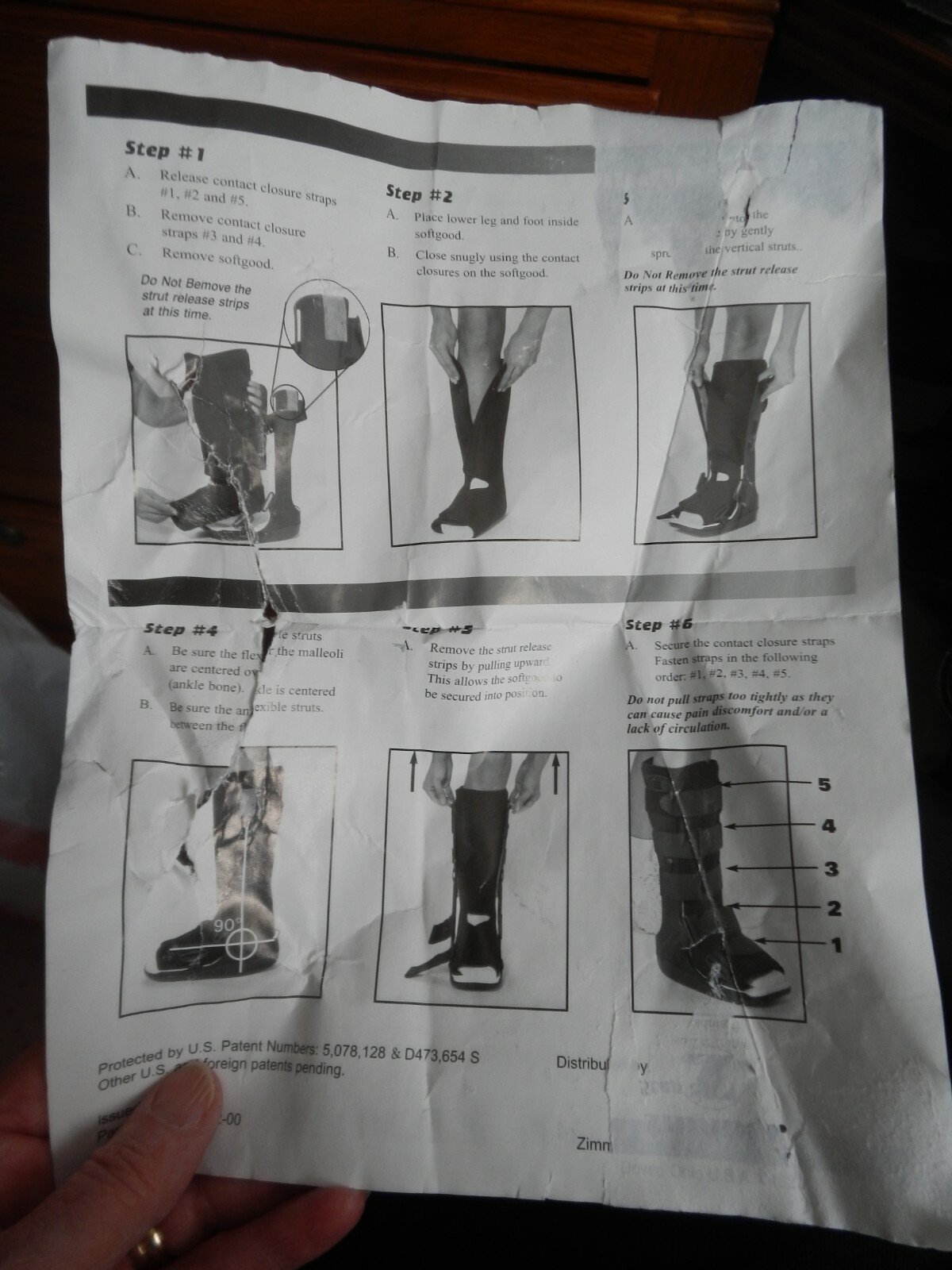 ZIMMER Premium Short Leg Fixed Hinge Walker Boot-Foot Ankle Cast- Medium 18″ H