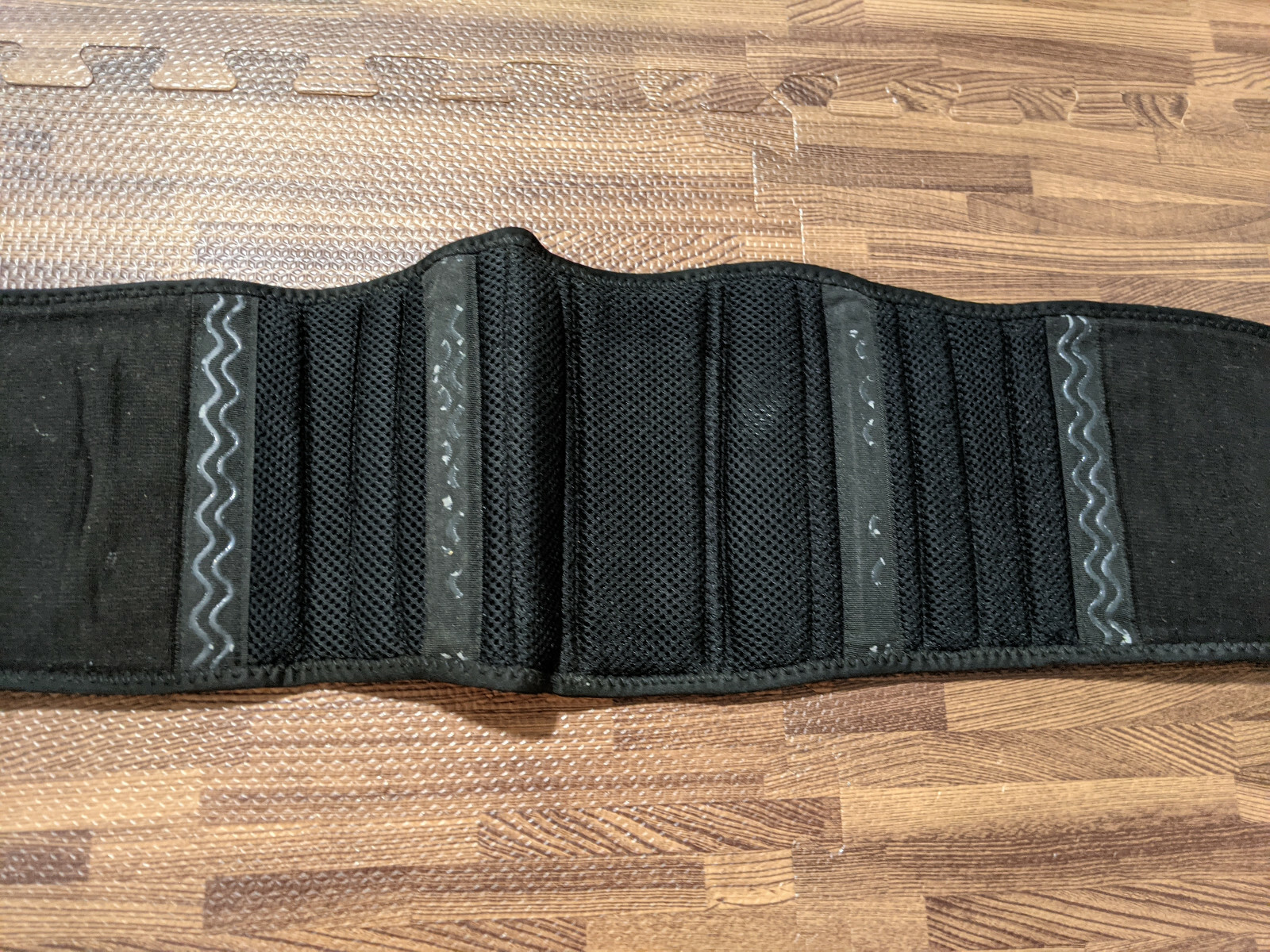 B601 BraceUP Lumbar Back Support Brace Belt Black Size S / M